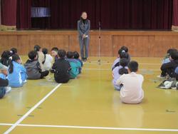 校長先生のお話