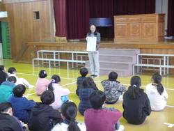 校長先生のお話