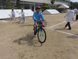 自転車の練習
