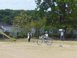 自転車の練習