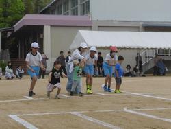 就学前児童のかけっこ