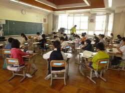 3年1組の授業の様子