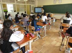 5年1組の授業の様子