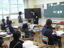 4年生の授業の様子