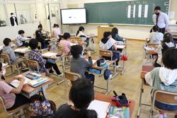 5年2組の授業の様子