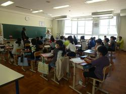 6年生の授業の様子