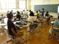 5年1組の授業の様子