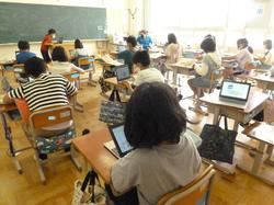 5年2組の授業の様子