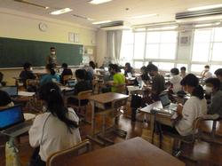 6年生の授業の様子
