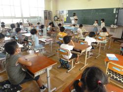 1年生の朝の会