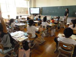 2年2組の授業の様子