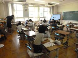 4年生の授業の様子