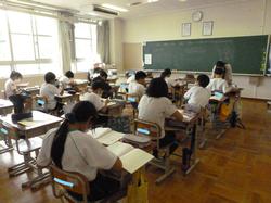 5年1組の授業の様子