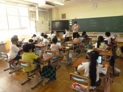 2年1組の授業の様子