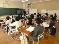 5年1組の授業の様子