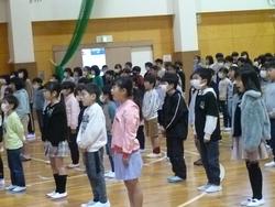 始業式の様子