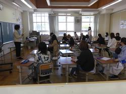 学級懇談会の様子