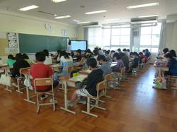 授業の様子6年