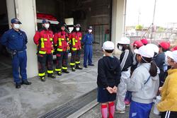 消防署見学の様子3