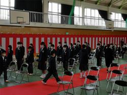 新入生退場