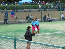 県中学校ソフトテニス新人大会