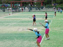県中学校ソフトテニス新人大会