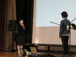 生徒代表お礼のことば
