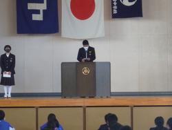 生徒代表のことば