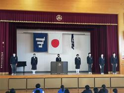 新生徒会長の決意のことば