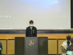 生徒会による学校紹介