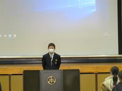 生徒会による学校紹介