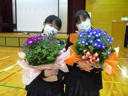 花鉢贈呈