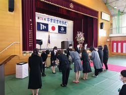 保護者代表謝辞