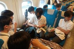 新幹線の中