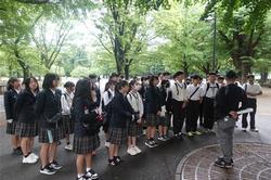 上野公園で