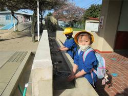 登園です