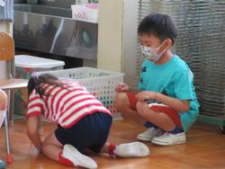 お父さんツバメとお母さんツバメ