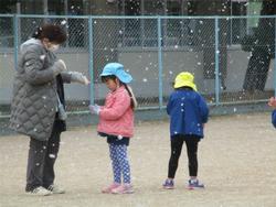 雪だよ