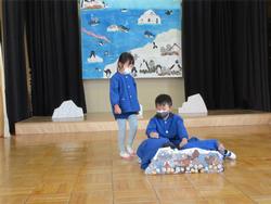 お父さんペンギンとお母さんペンギン