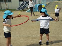 フープ遊び