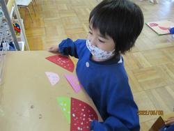 イチゴの制作