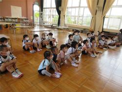 みんなで歯磨きのお勉強