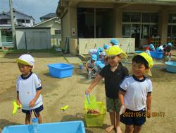水遊び