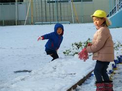 雪一杯だよ