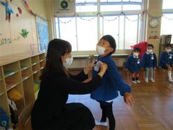 先生につけてもらって喜んでいます