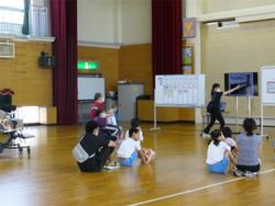 小学部の聞いている様子
