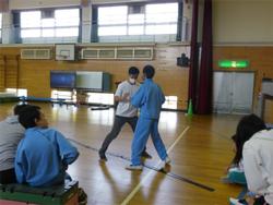 中学部体育の様子1