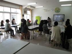 中学部懇談会の様子