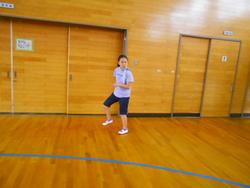 小学部朝の運動の様子