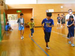 中学部朝の運動